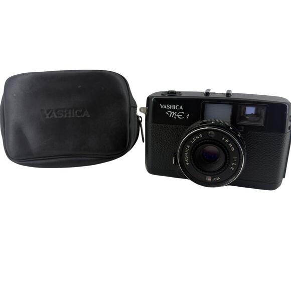 Yashica ME-1 compact 35mm film camera with 38mm f2.8 Lens Carrying Bag - Picture 1 of 9
